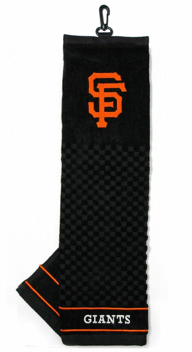 Toalla de golf de los San Francisco Giants bordada de 16 x 22 pulgadas