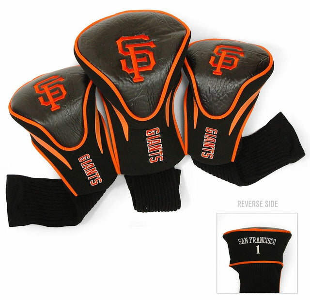 Juego de fundas para palos de golf de tres piezas de San Francisco Giants