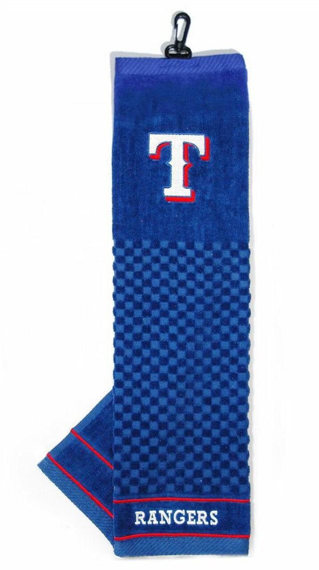 Toalla de golf bordada de los Texas Rangers de 16" x 22"