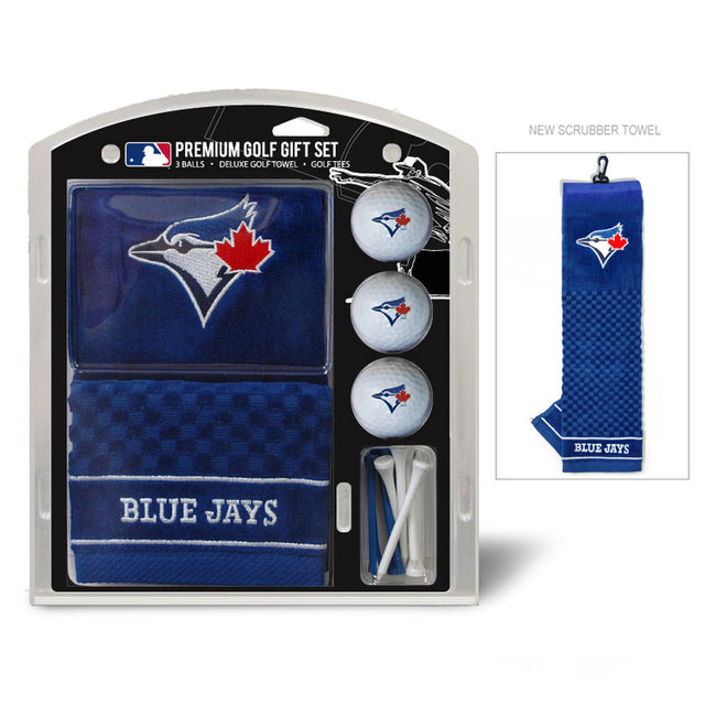 Juego de regalo de golf con toalla bordada de los Toronto Blue Jays