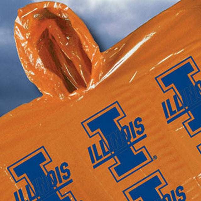 Illinois Fighting Illini Hooded Poncho