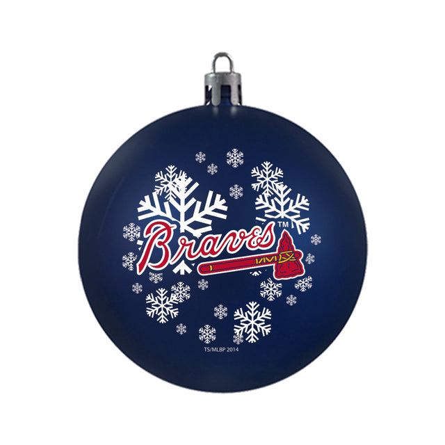 Atlanta Braves Ornament Shatterproof Ball