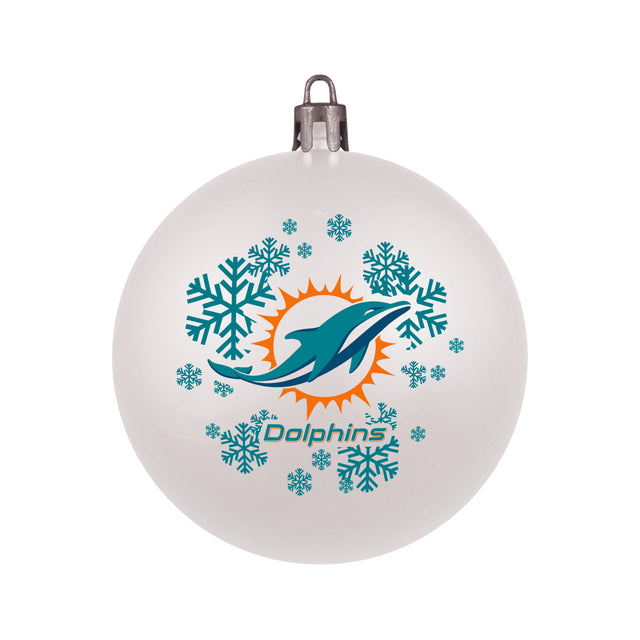 Miami Dolphins Ornament Shatterproof Ball