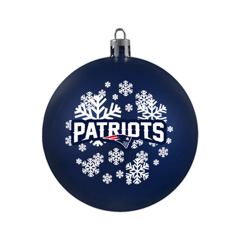 New England Patriots Ornament Shatterproof Ball Special Order
