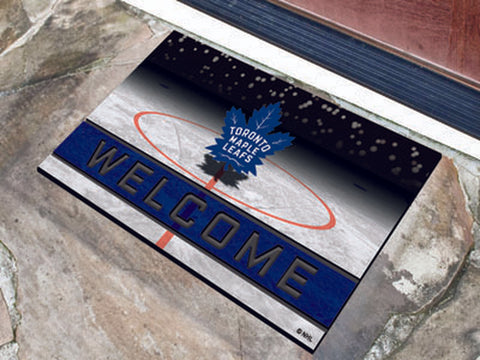 ~Toronto Maple Leafs Door Mat 18x30 Welcome Crumb Rubber - Special Order~ backorder
