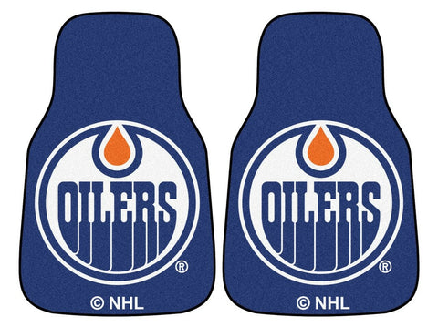 ~Edmonton Oilers Car Mats Printed Carpet 2 Piece Set - Special Order~ backorder