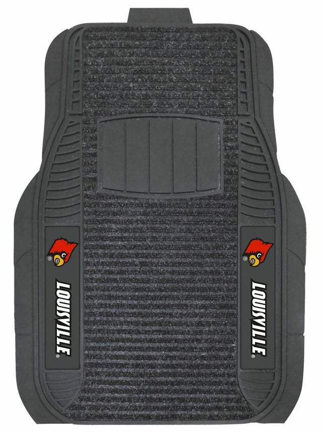 Louisville Cardinals Car Mats - Deluxe Set