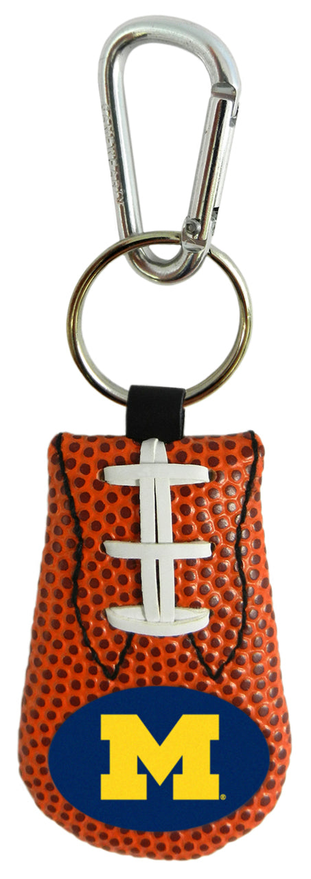 Llavero clásico de fútbol de los Michigan Wolverines