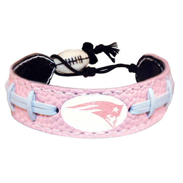 Pulsera de fútbol rosa de los New England Patriots