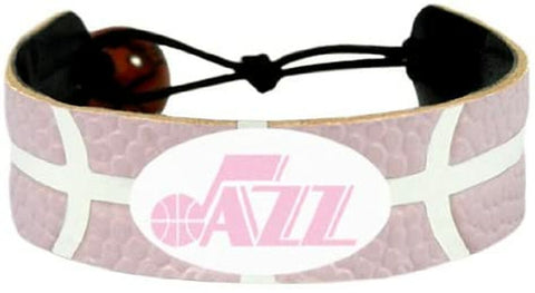 Utah Jazz Bracelet Team Color Basketball Pink CO