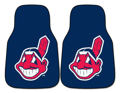 ~Cleveland Indians Car Mats Printed Carpet 2 Piece Set - Special Order~ backorder