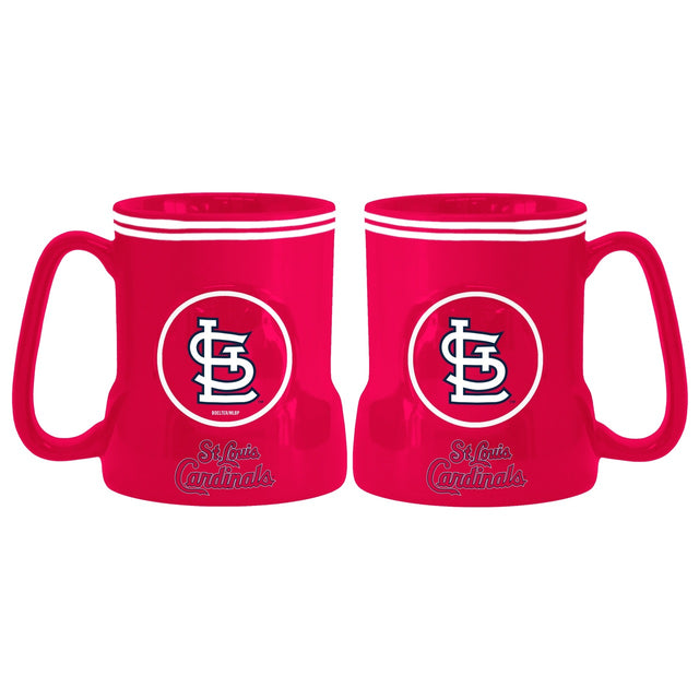 Taza de café de los St. Louis Cardinals, 18 oz, hora del juego