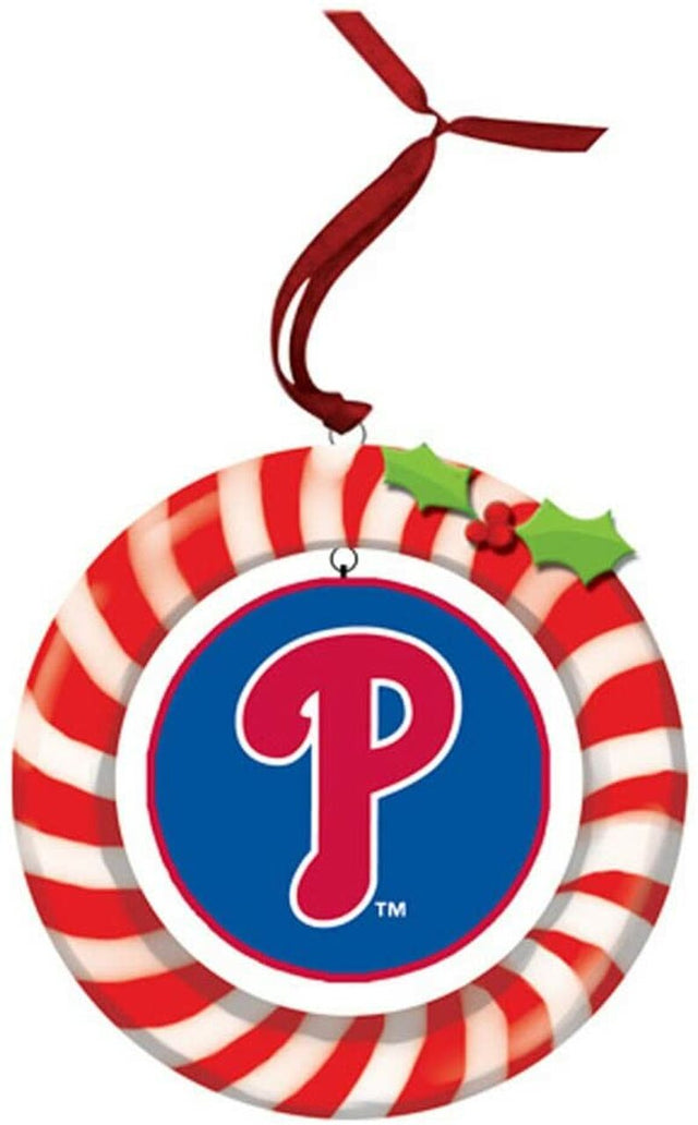 Philadelphia Phillies Ornament Clay Dough Wreath Design