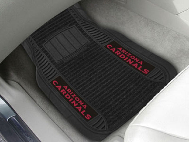 Arizona Cardinals Car Mats - Deluxe Set