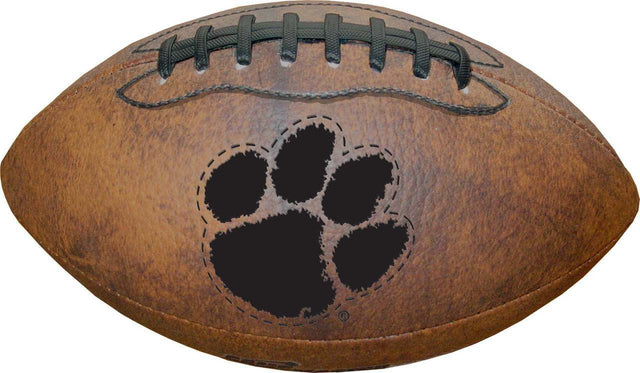 Balón de fútbol de los Clemson Tigers, de estilo retro, de 9 pulgadas