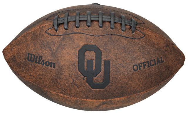 Oklahoma Sooners Football Vintage Throwback 9"