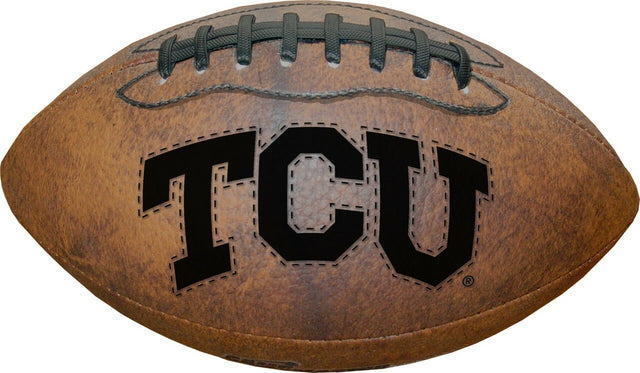 TCU Horned Frogs Football - Vintage Throwback - 9"