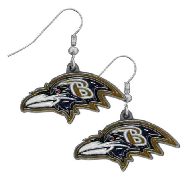 Pendientes colgantes de los Baltimore Ravens
