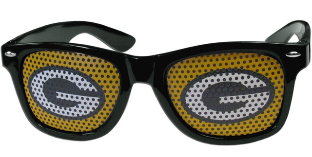 Gafas de sol playeras para el día del partido de los Green Bay Packers