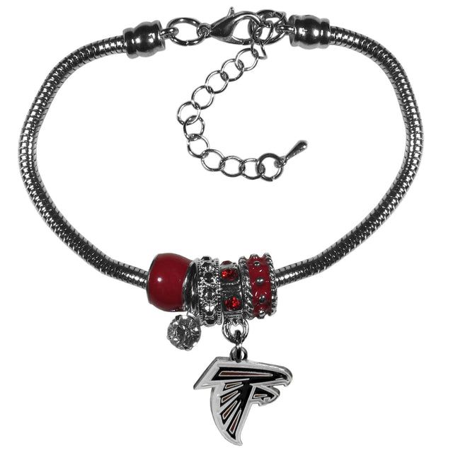 Pulsera de los Atlanta Falcons con cuentas estilo euro