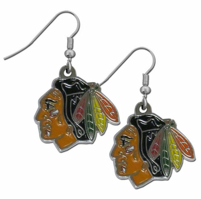 Pendientes colgantes de los Chicago Blackhawks