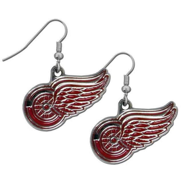 Pendientes colgantes de los Detroit Red Wings