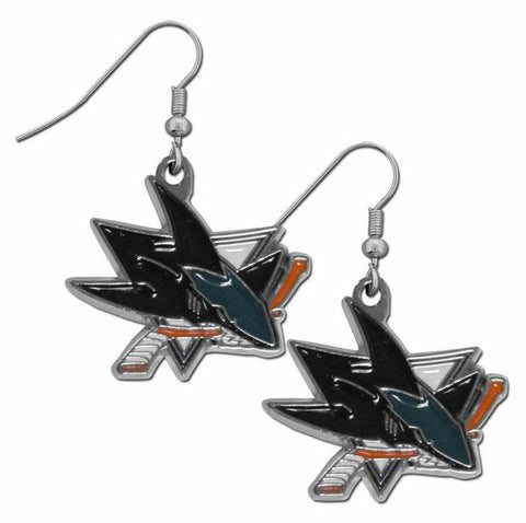 ~San Jose Sharks Dangle Earrings - Special Order~ backorder