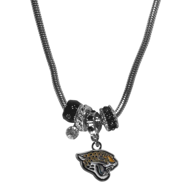 Collar de los Jacksonville Jaguars con cuentas estilo euro