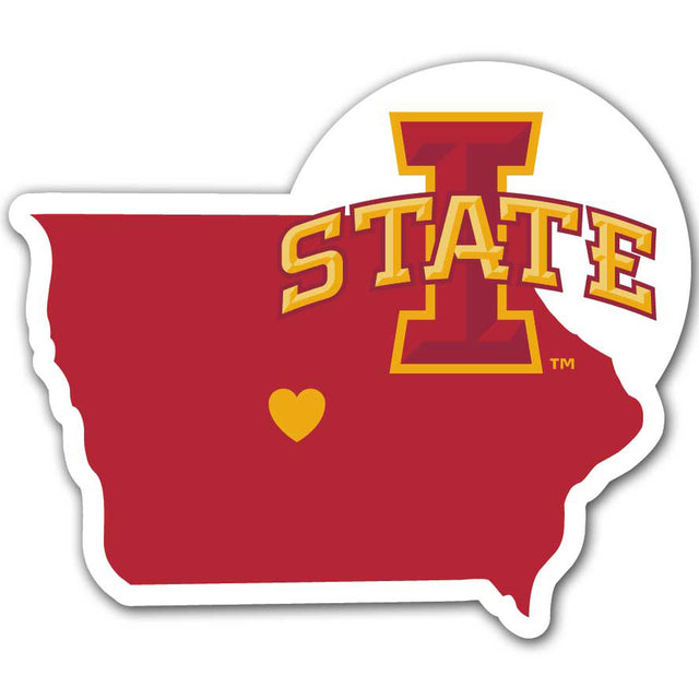 Iowa State Cyclones Decal Home State Pride Style