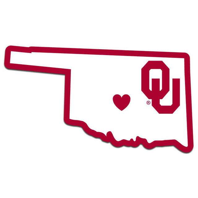 Oklahoma Sooners Decal Home State Pride Style