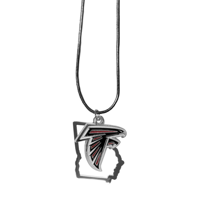 Atlanta Falcons Necklace State Charm