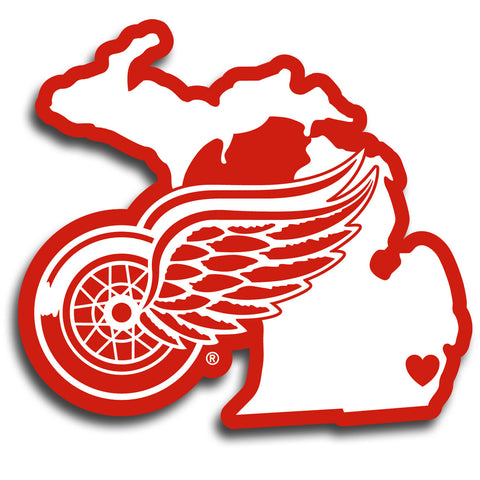 Detroit Red Wings Decal Home State Pride Style - Special Order