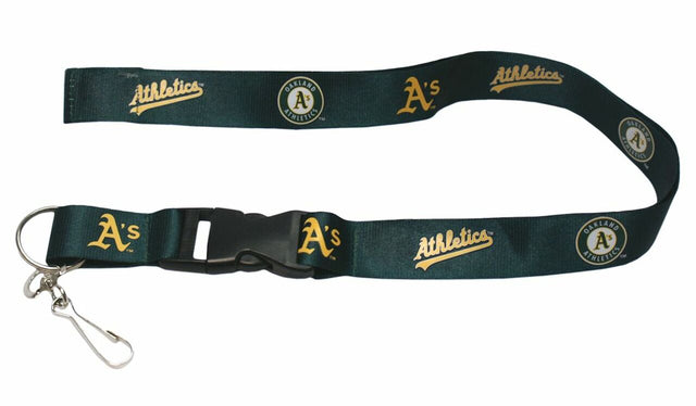 Cordón de seguridad con diseño de llavero de los Oakland Athletics
