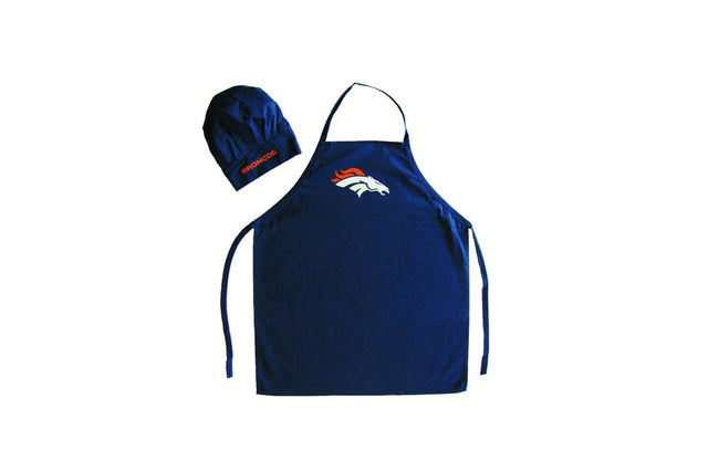 Denver Broncos Apron and Chef Hat Set