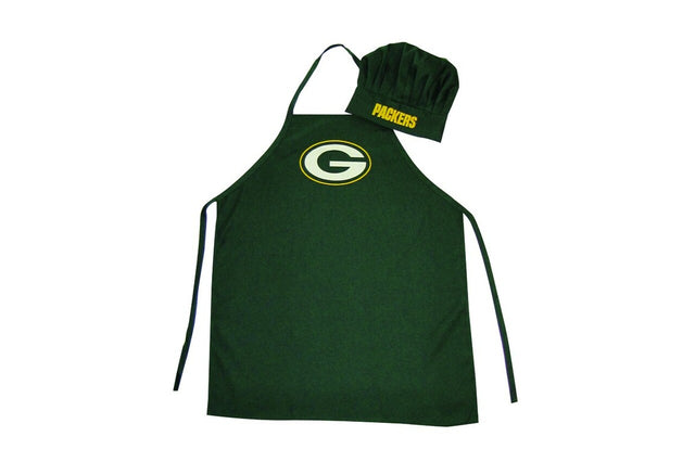 Conjunto de delantal y gorro de chef de los Green Bay Packers