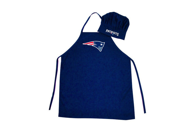 Conjunto de delantal y gorro de chef de los New England Patriots