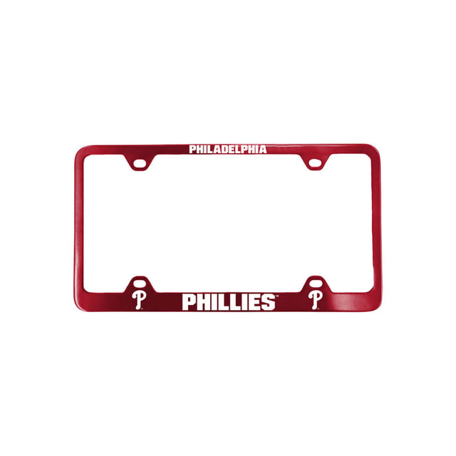 Philadelphia Phillies License Plate Frame Laser Cut Red