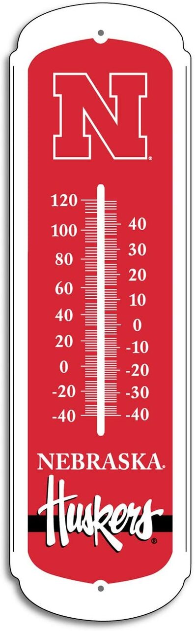Nebraska Cornhuskers Outdoor Thermometer - 27" CO