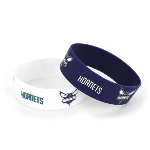 ~Charlotte Hornets Bracelets - 2 Pack Wide - Special Order~ backorder