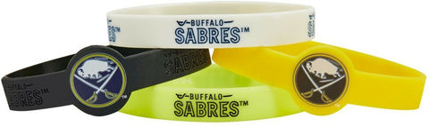 ~Buffalo Sabres Bracelets - 4 Pack Silicone - Special Order~ backorder