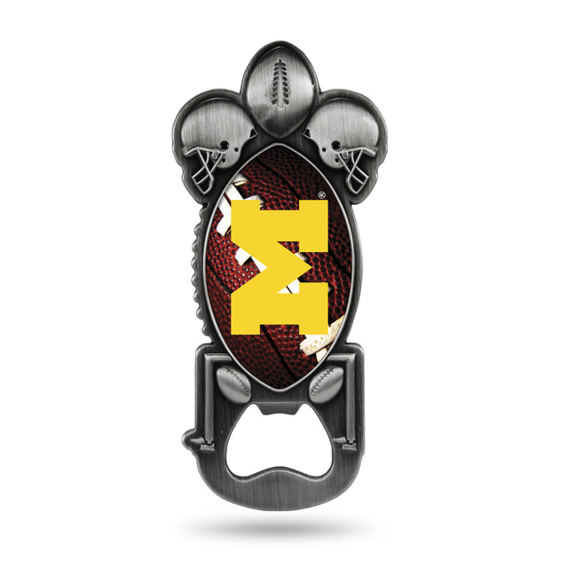 Abridor de botellas de los Wolverines de Michigan, estilo fiesta de iniciación