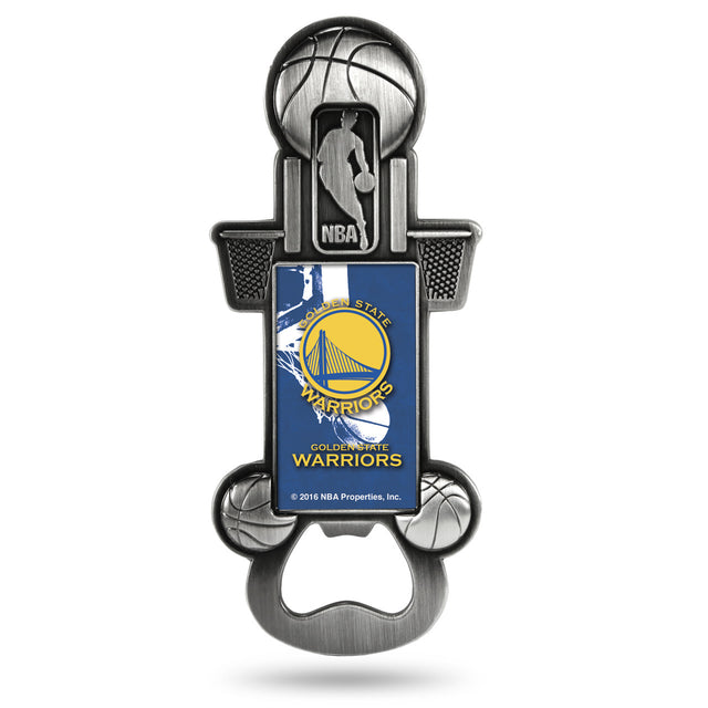 Abridor de botellas de los Golden State Warriors, estilo fiesta de iniciación