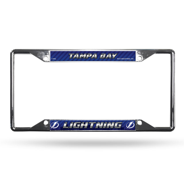 Tampa Bay Lightning License Plate Frame Chrome EZ View