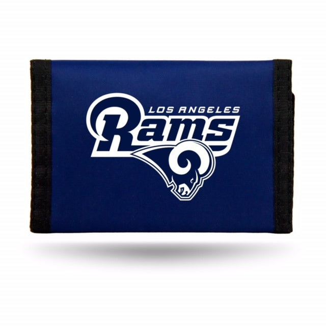 Cartera de nailon con tres pliegues de Los Angeles Rams