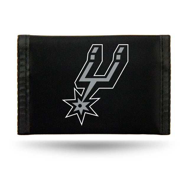Cartera de nailon con tres pliegues de los San Antonio Spurs