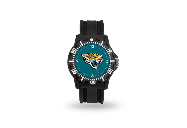 Reloj para hombre Jacksonville Jaguars, modelo 3, con correa negra
