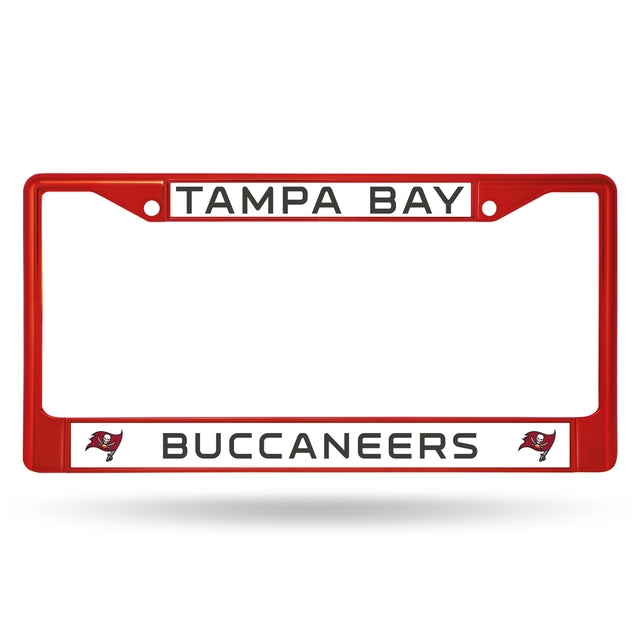 Tampa Bay Buccaneers License Plate Frame Metal Red Alternate