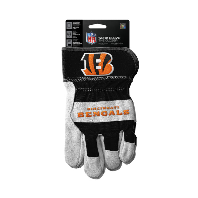 Guantes de los Cincinnati Bengals Estilo de trabajo The Closer Design