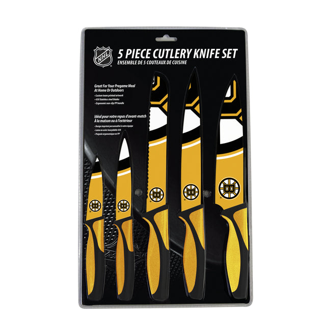 Boston Bruins Knife Set - Kitchen - 5 Pack