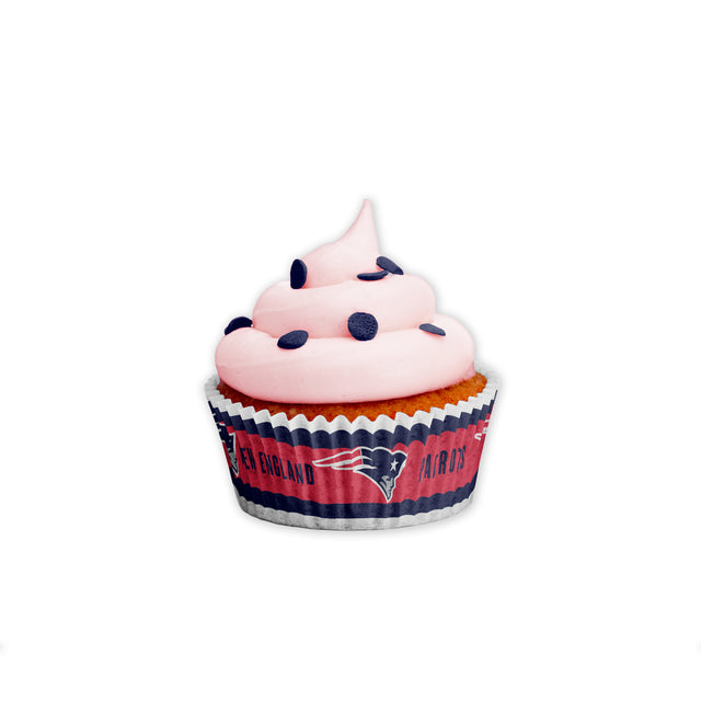 Moldes para hornear de los New England Patriots, paquete grande de 50 unidades